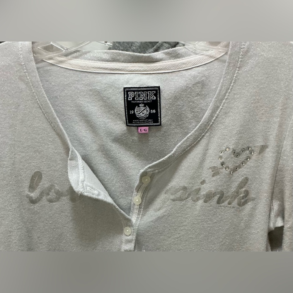Pink VS Bling  Zip-Up Hoodie & Shirt - Rare Find! - Picture 8 of 8